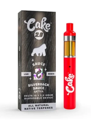 THC Vape Pen – Cake Silverback Sauce Pen 2g THC Vape