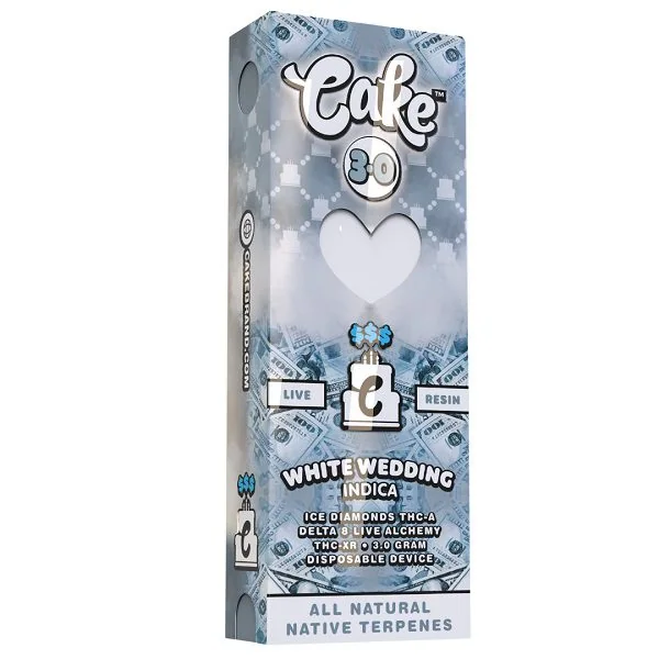 THC Vape Pen Australia – Cake White Wedding 3g THC Vape Pen
