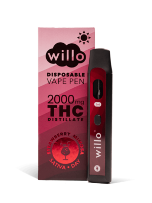 THC Vapes Australia – Willo Strawberry Mimosa THC Vape 2g