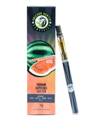 THC Vapes Australia - ​Unicorn Hunter Watermelon 1gram THC Vape