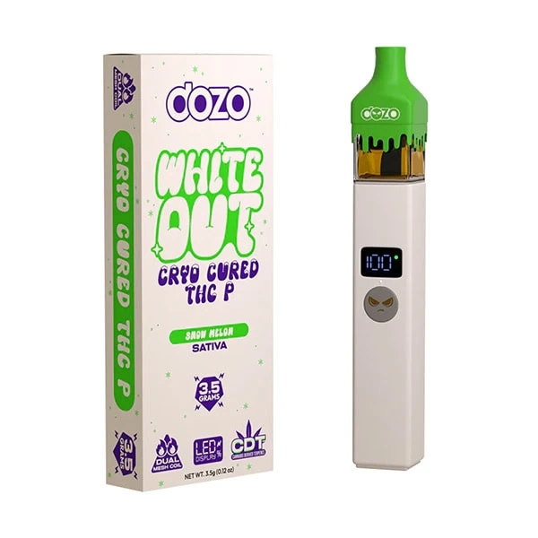 THC Vapes Australia – Dozo White Out 3.5g THC-P Vape Pen